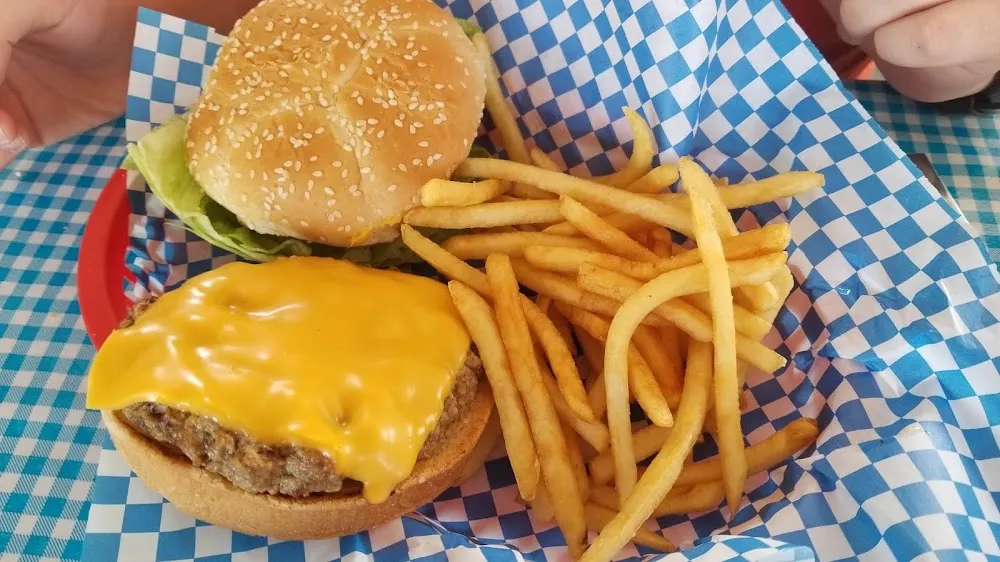 Cheeseburger with Fries