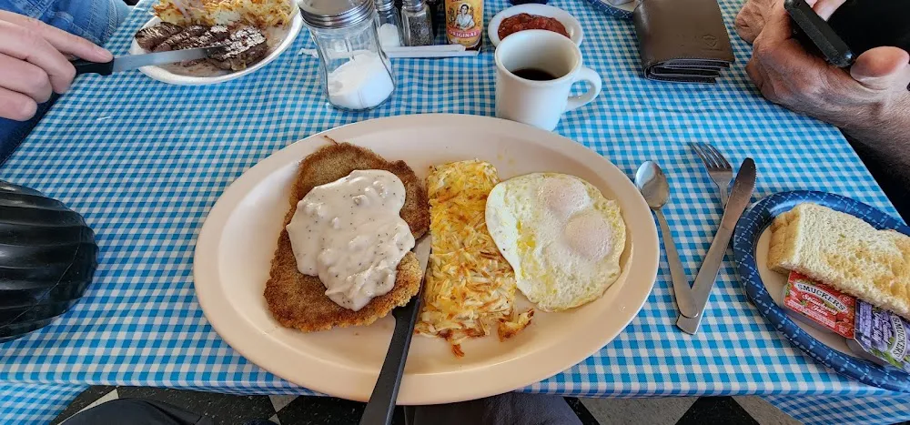 Chicken Fried Steak and Eggs