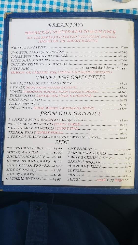 MEL'S DINER Menu image 3